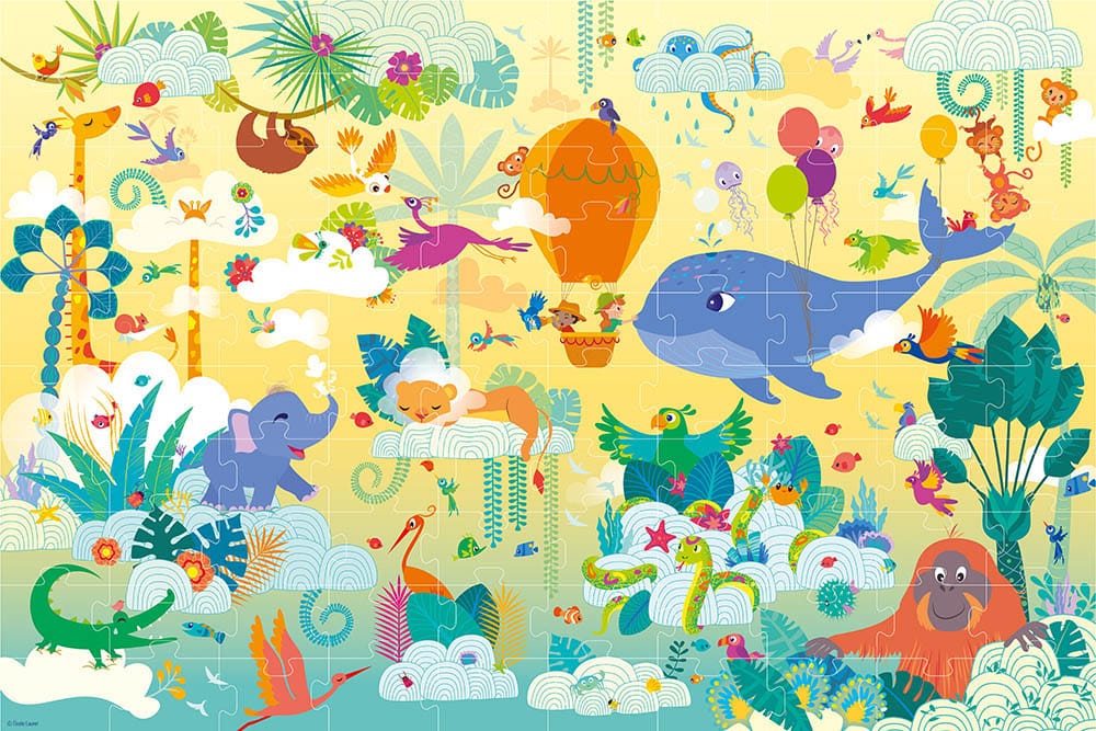 Puzzle – tra le nubi – 100 pz 6+ - immagine 2