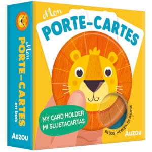 Porta-carte da gioco in legno