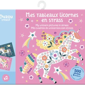 Unicorno brillante con strass