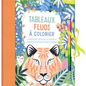 Libro – tavole giganti da colorare con pennarelli fluo