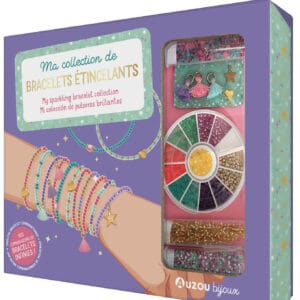Kit braccialetti con perline scintillanti