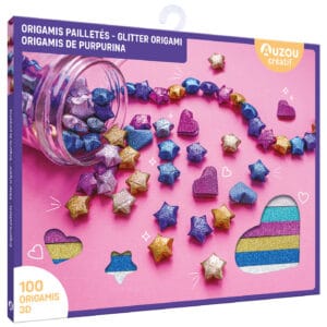 Glitter origami