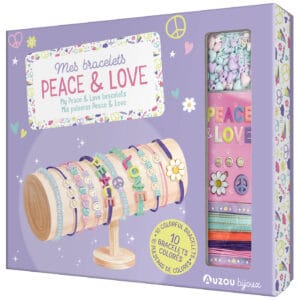 Cofanetto braccialetti Peace and Love