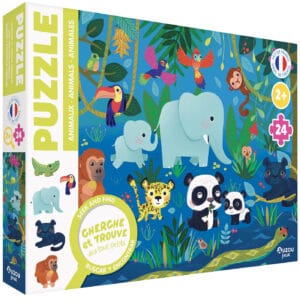 Puzzle cerca e trova 24pz - Animali