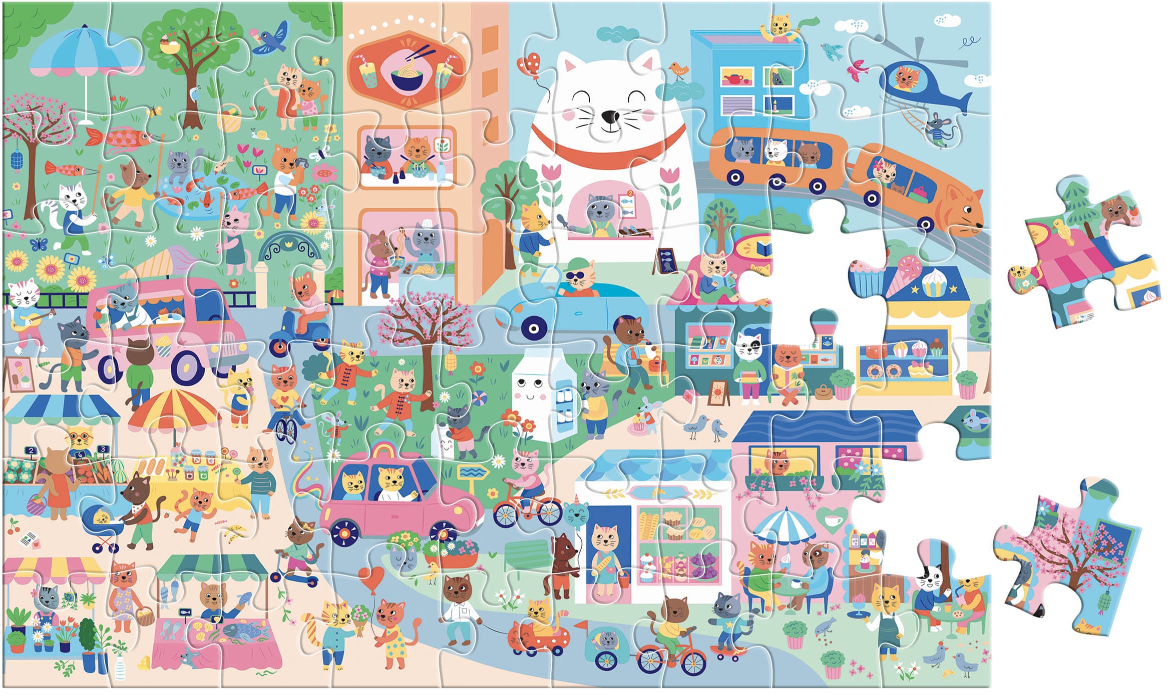 Puzzle cerca e trova 54pz - Kawaii - immagine 4