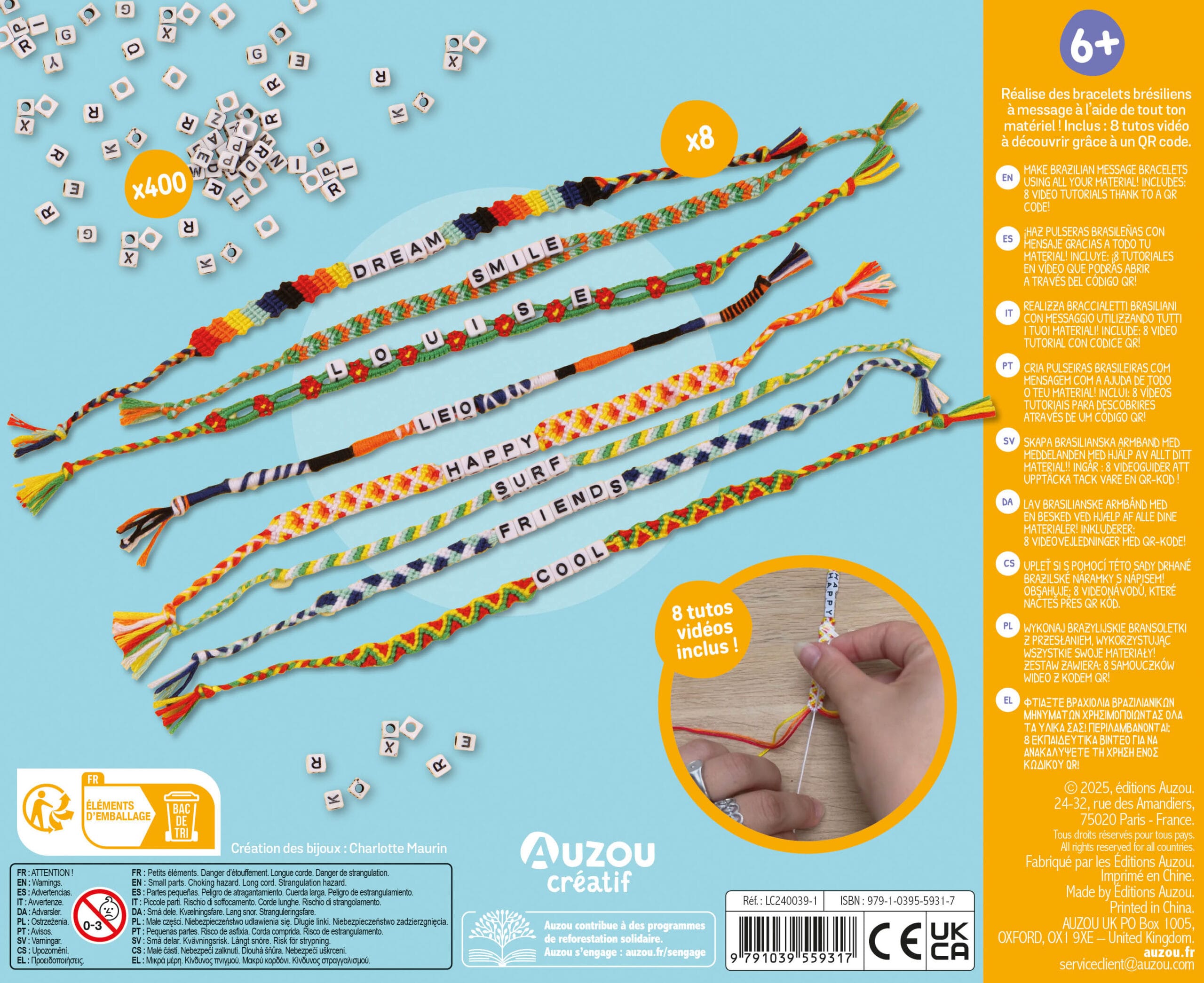 Kit braccialetti Messaggi Brasiliani - immagine 2