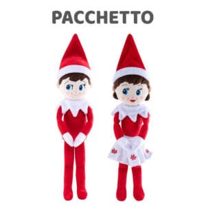 Pacchetto Peluche Elfo + Elfa