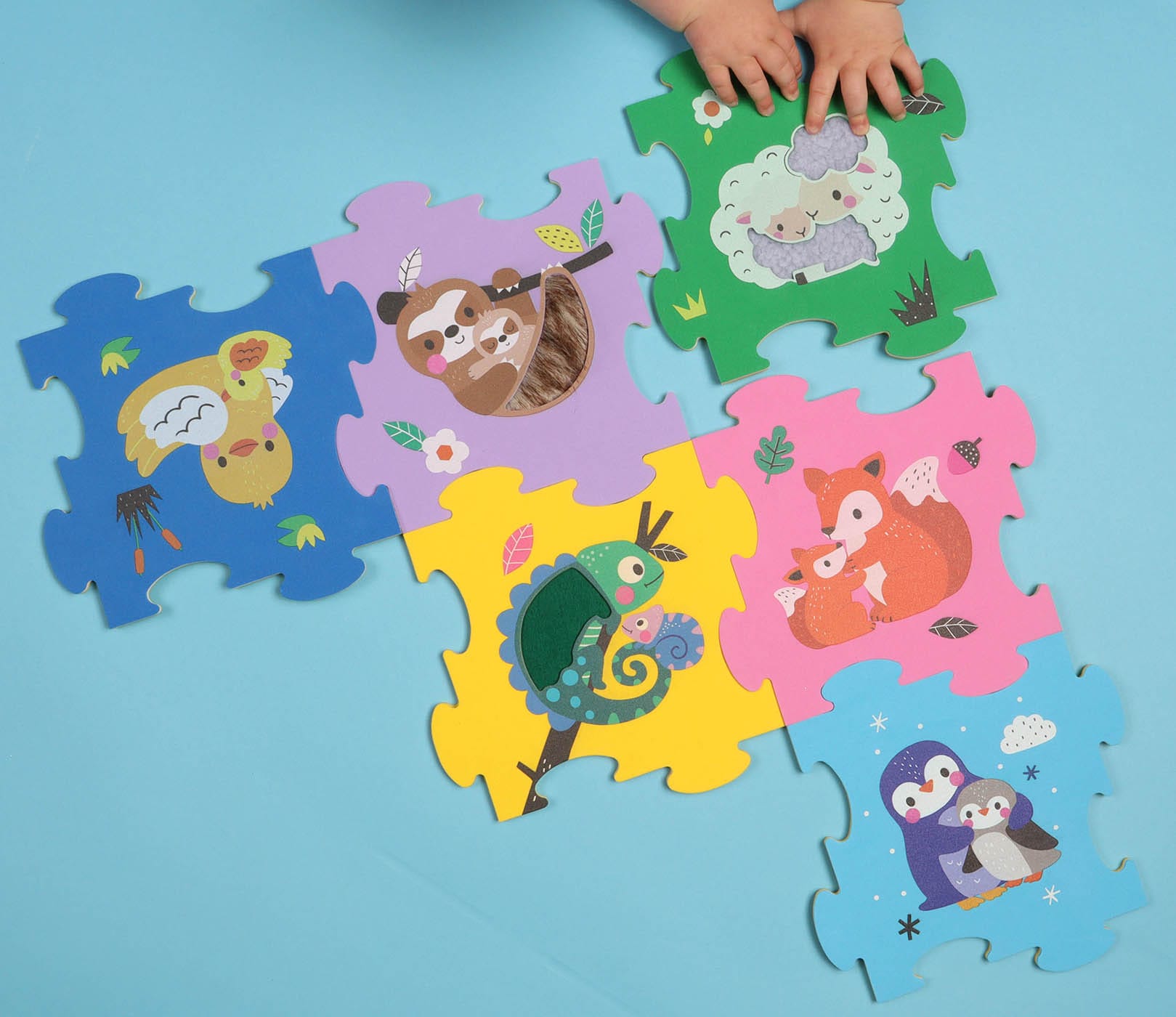 Tappeto - Puzzle in foam animali - immagine 2