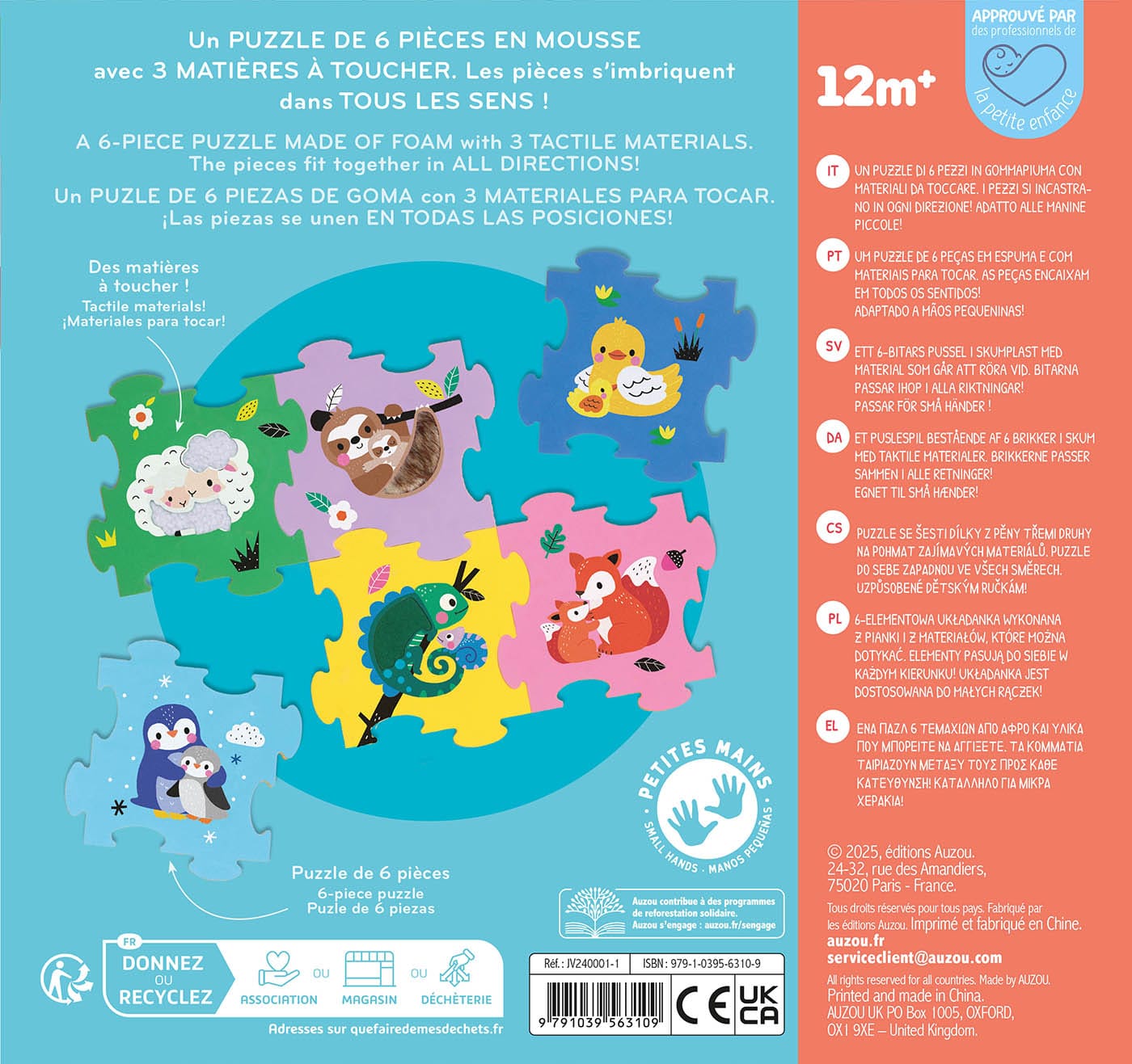 Tappeto - Puzzle in foam animali - immagine 4
