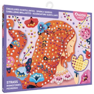 Acconciature scintillanti con strass