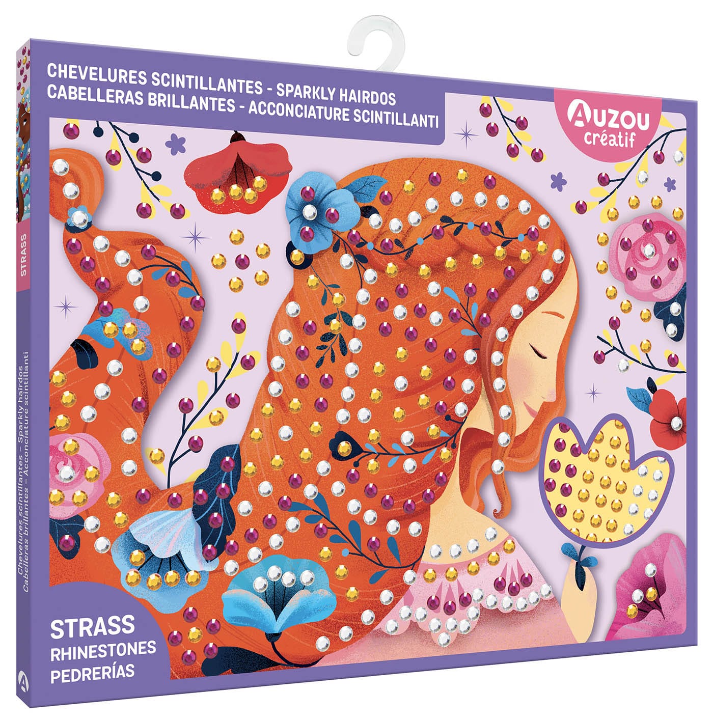 Acconciature scintillanti con strass