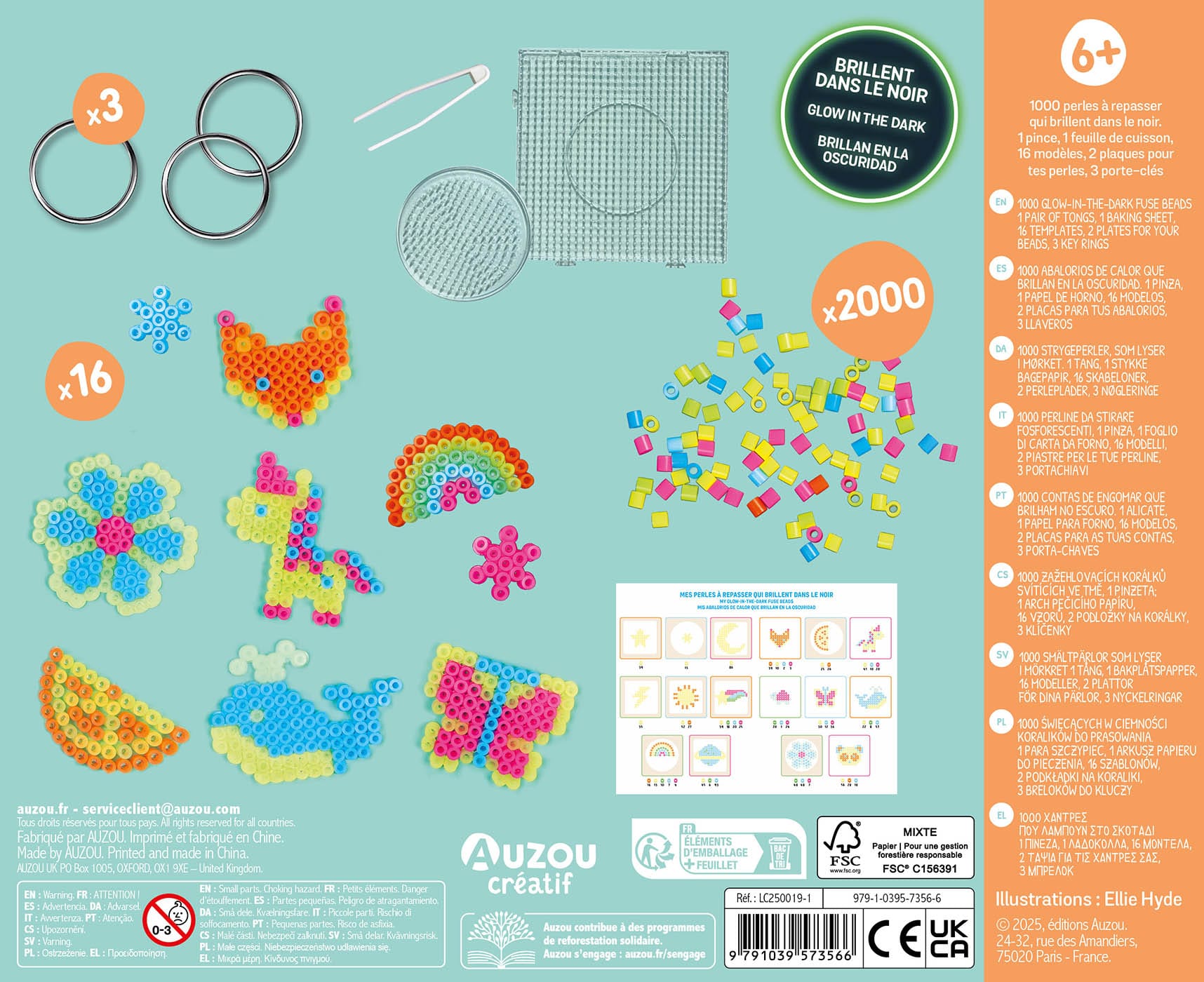 Perline da stirare fosforescenti 2000pz - immagine 4