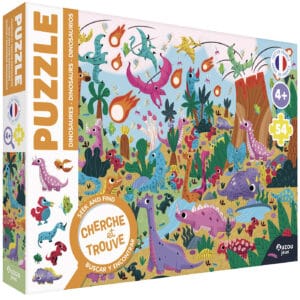 Puzzle cerca e trova 54pz -Dinosauri