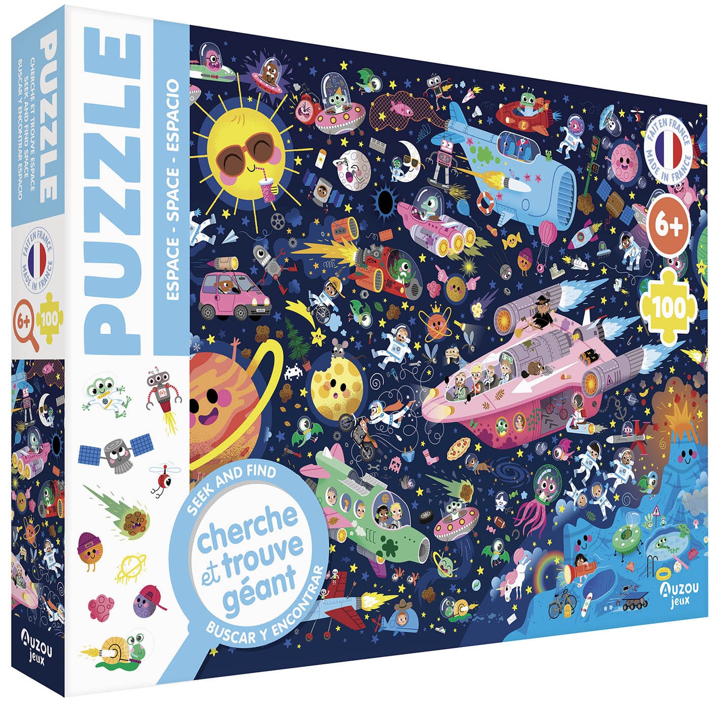 Puzzle cerca e trova 100pz - Nello spazio