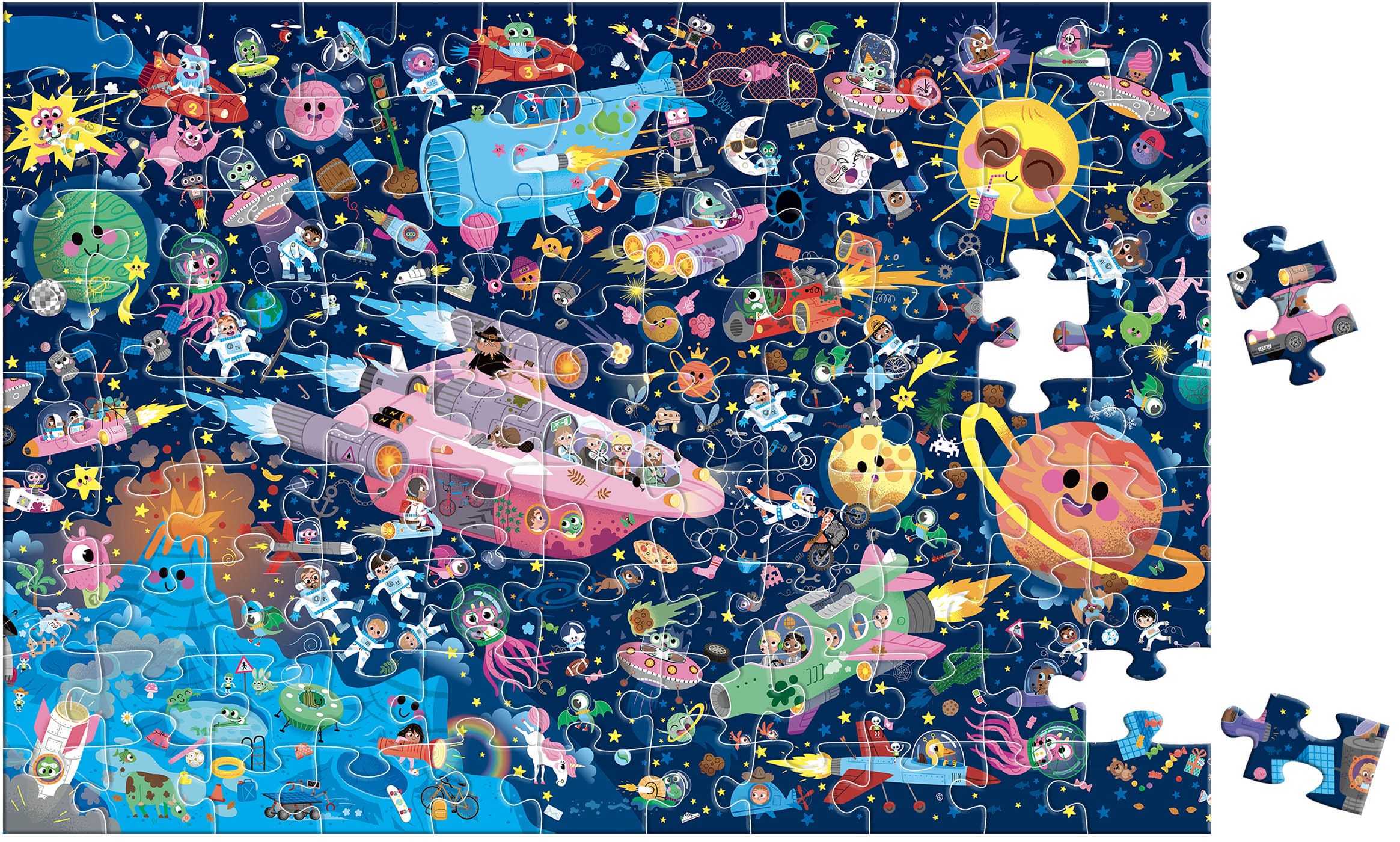 Puzzle cerca e trova 100pz - Nello spazio - immagine 4