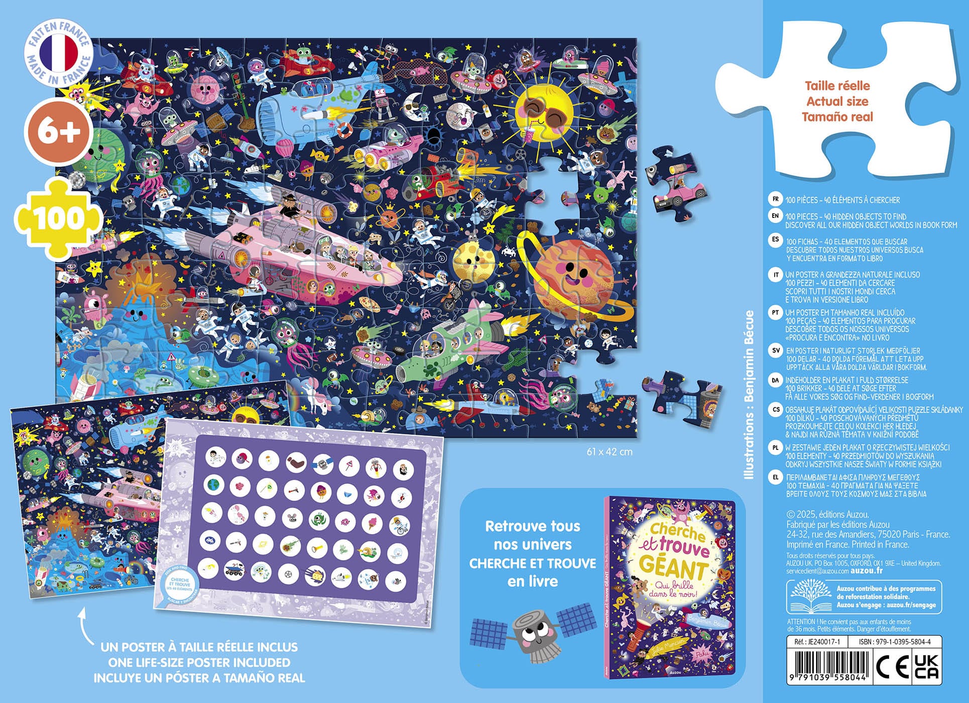 Puzzle cerca e trova 100pz - Nello spazio - immagine 2