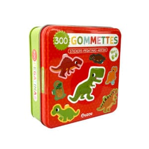 Baby adesivi in latta - Dinosauri 300pz