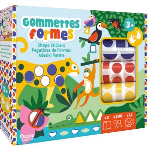 Kit rotoli di adesivi sagomati con scenari 1500pz